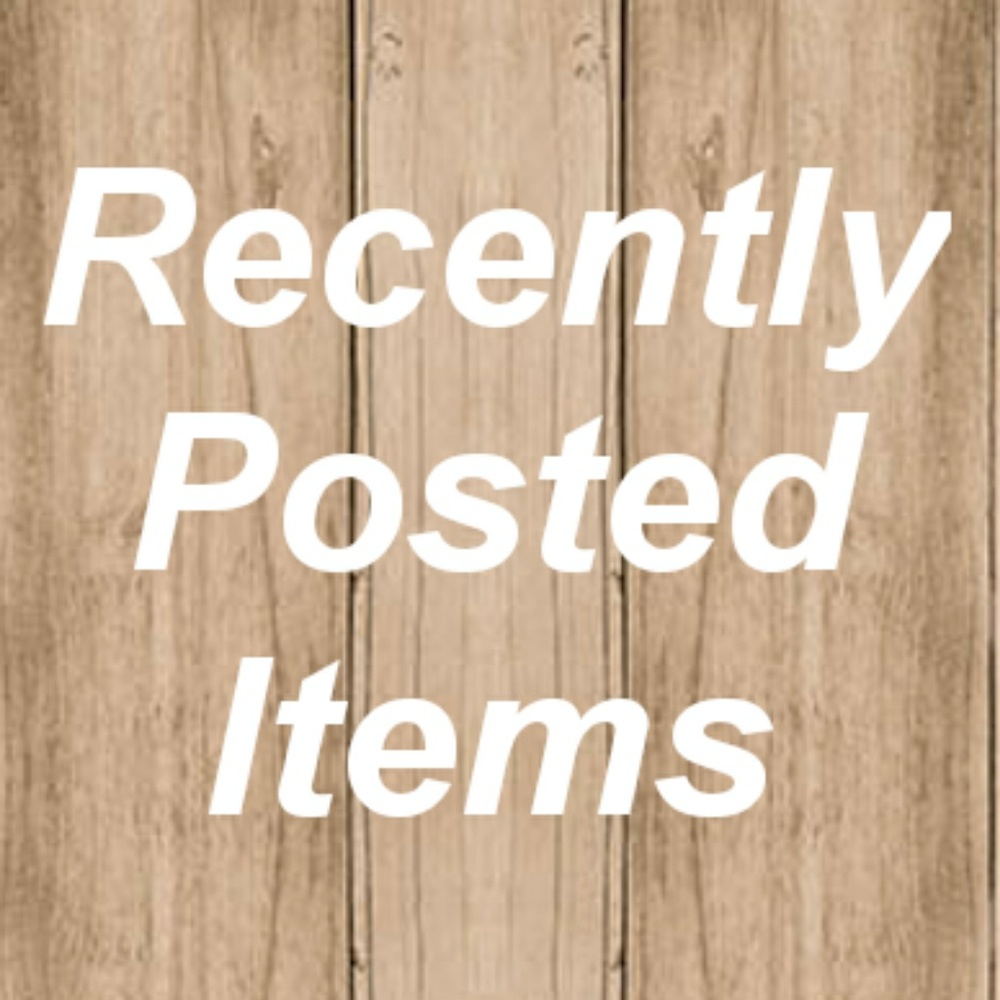 Recently Posted Items